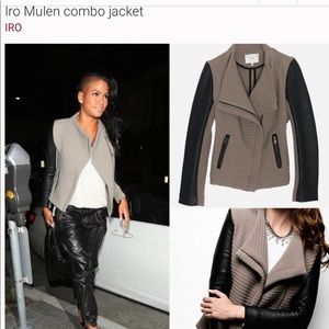 ISO - Iro Mulen ribbed jacket